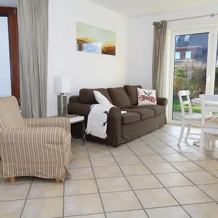 公寓 Watthaus-6-geschmackvolle-erdgeschosswohnung-mit-terrasse-und-strandkorb *